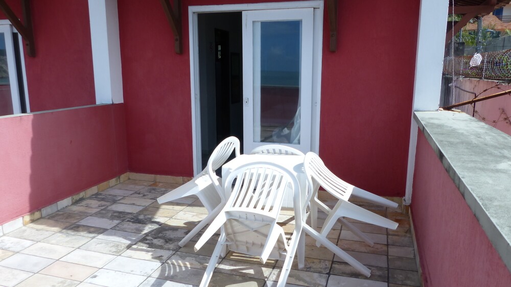 Quarto Standard com varanda e vista para o mar